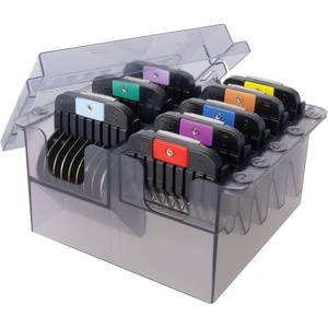 Wahl Pro Animal Stainless Steel Attachment Combs – 8 Cutting Lengths – Color-Coded Dog & Cat Clipper Guides – Animal Grooming Essentials – Snag-Free Cutting – Multicolor 2(Multicolor 1)
